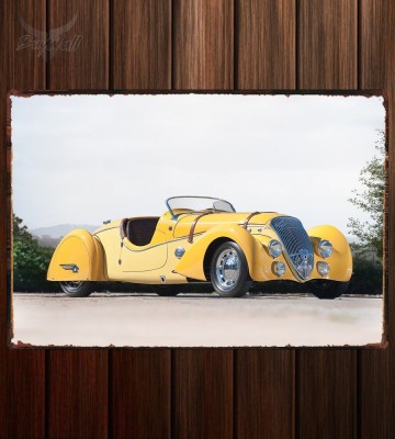 Металлическая табличка Peugeot 402 Darl534